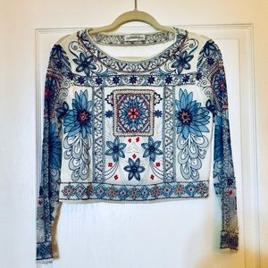 Zara Beaded Top